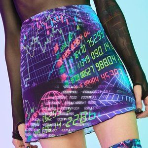 ISO DollsKill Current Mood Time Continuum skirt